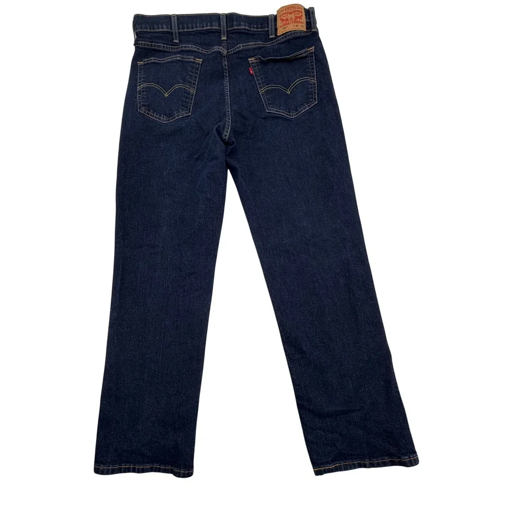 Levis 541 Athletic Taper Mens Jeans Dark Wash Indigo 40x32 Blue Denim 18181-0423